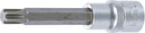 BIT SOCKET | LENGTH 100 MM | 12.5 MM (1/2") DRIVE | SPLINE (FOR RIBE) | M10 (4165)