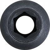 IMPACT SOCKET, HEXAGON | 6.3 MM (1/4") DRIVE | 6 MM (7286)