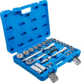 SOCKET SET | 12.5 MM (1/2") DRIVE | 8 - 32 MM | 27 PCS. (2224)