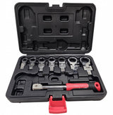 SET OF INSERTED WRENCHES | SWIVEL HEAD | RATCHETING | 8 - 19 MM | 8 PCS. (RW8SA)