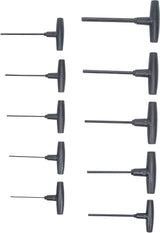 T-HANDLE SCREWDRIVER SET | INTERNAL HEXAGON 2 - 10 MM | 10 PCS. (791)