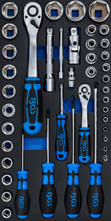 FOAM TRAY FOR BGS 2002 | SOCKET SET AND SCREWDRIVER | 43 PCS. (2002-7)