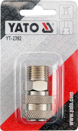 QUICK COUPLER 1/2"(M)X1/4"(F) (YT-2392)