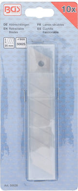 RETRACTABLE BLADES | 25 MM | 10 PCS. (50626)