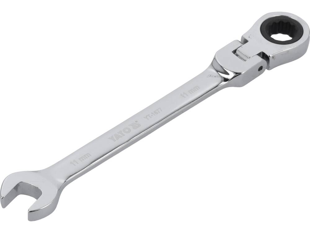 FLEX. RATCHET COMBINATION WRENCH 11MM (YT-1677)