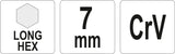 HEX KEY LONG  7,0 MM (YT-05439)