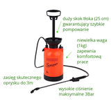 PRESSURE MANUAL SPRAYER, 5L (89516)