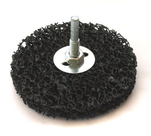 ABRASIVE GRINDING DISC WITH SHANK | BLACK | Ø 100 MM (SK19648)