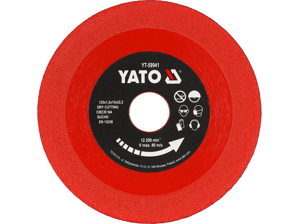 DIAMOND DISC 125MM X 22,23MM (YT-59941)