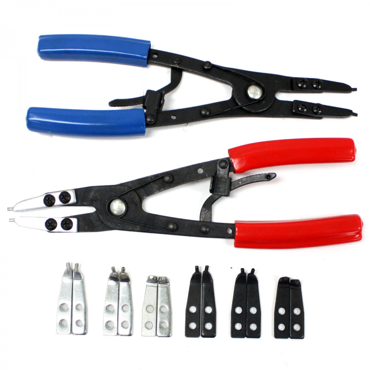 SNAP RING PLIERS SET | INTERCHANGEABLE TIPS | 10 PCS. (SK32160)
