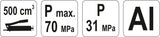 GREASE GUN 500CC (YT-0700)