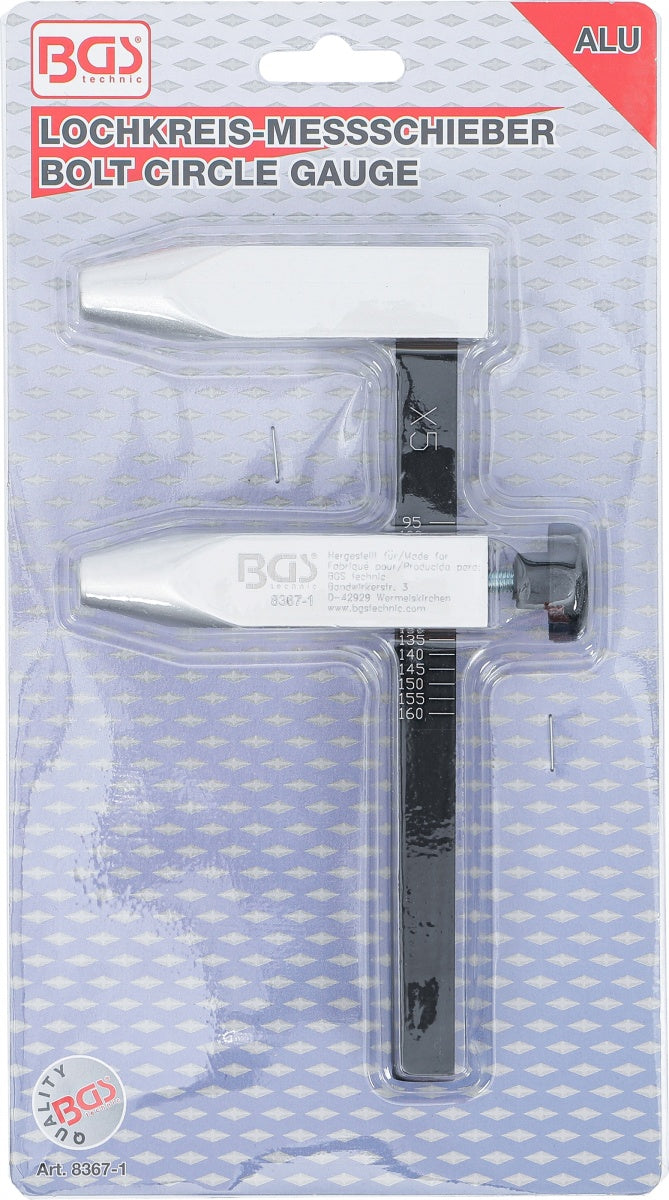 RIM BORE-CIRCLE CALLIPERS, ALUMINIUM TYPE (8367-1)