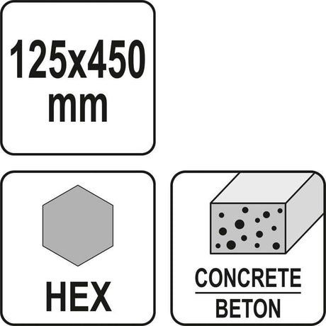 HEX CLAY SPADE WIDTH 125MM (YT-47372)