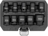 IMPACT SOCKET SET 1/2" (YT-10252)