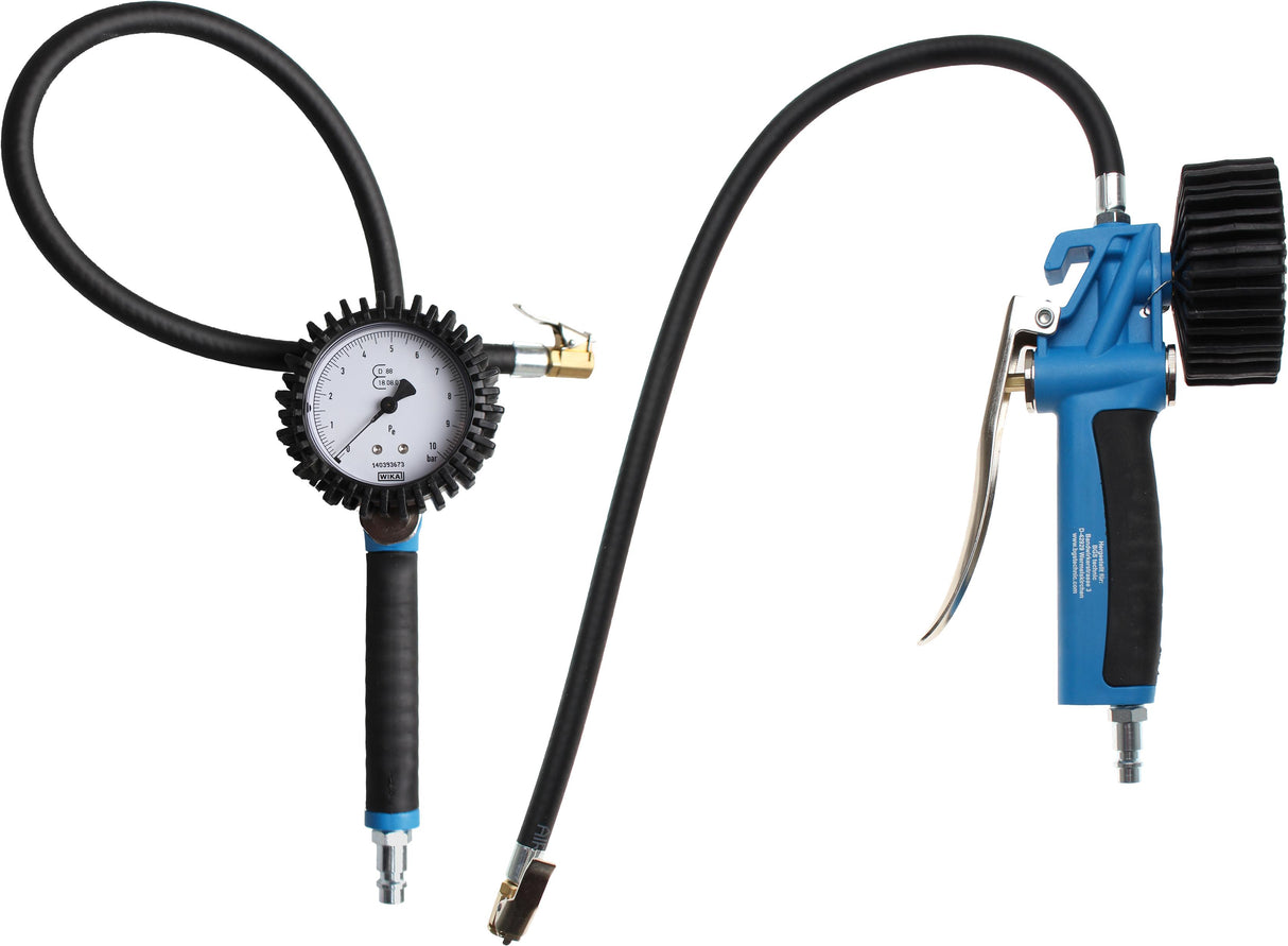 PISTOL-GRIP AIR INFLATOR | CALIBRATED | 0 - 10 BAR (55410)