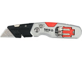 UTILITY KNIFE WITH TRAPEZOID BLADE (YT-75210)