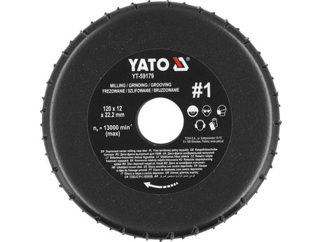 MILLING RASP WHEEL FOR ANGLE GRINDERS (YT-59179)