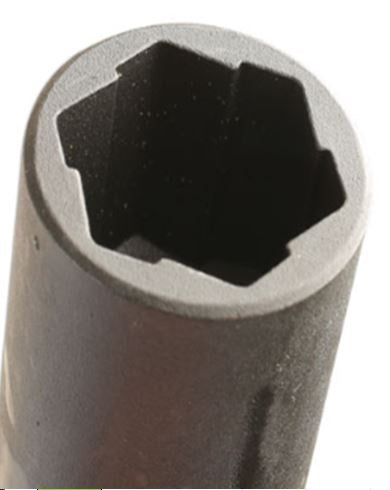 SPECIAL SOCKET FOR DAMAGED BOLTS | LONG | 12.5 MM (1/2") | 19 MM (EH2400-19)
