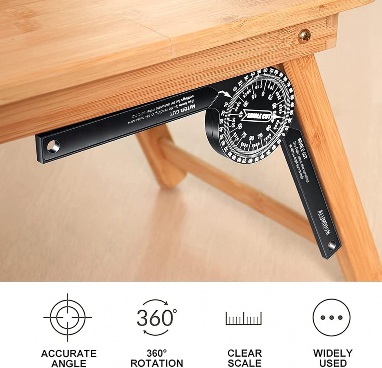 MULTIFUNCTIONAL ANGLE PROTRACTOR | MECHANICAL | 175 MM (MSP7)