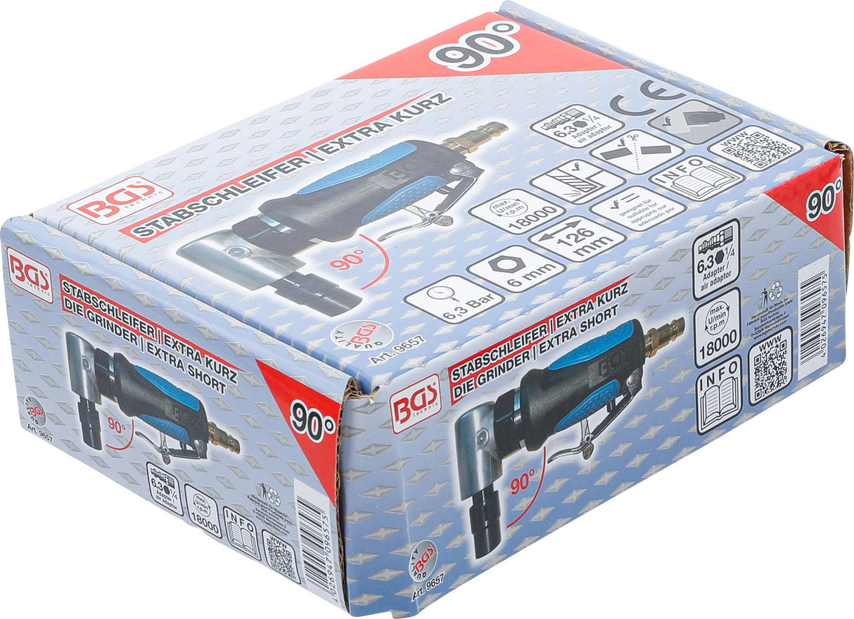 DIE GRINDER | EXTRA SHORT | 90° ANGLE | 126 MM (9657)