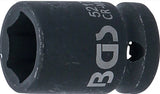 IMPACT SOCKET, HEXAGON | 12.5 MM (1/2") DRIVE | 17 MM (5217)