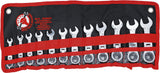 RATCHET COMBINATION WRENCH SET | EXTRA SHORT | 8 - 19 MM | 12 PCS. (30003)