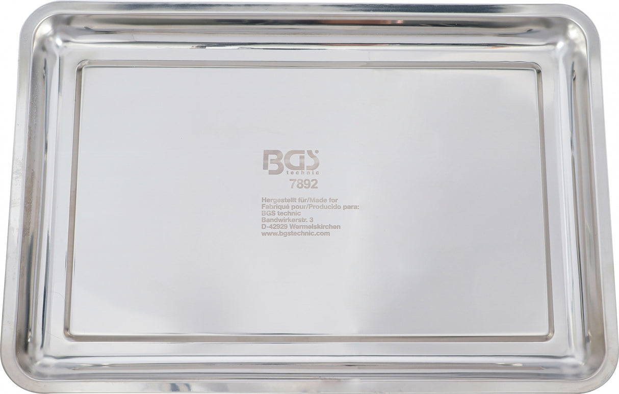 DRIP TRAY | STAINLESS STEEL | 600 X 400 MM | 9 L (7892)