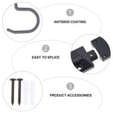 WALL-MOUNT TOOL HOLDERS (WITHOUT TOOLS) | 20 HOOKS | 4 PCS. X 40 CM | 160 CM (TH64)