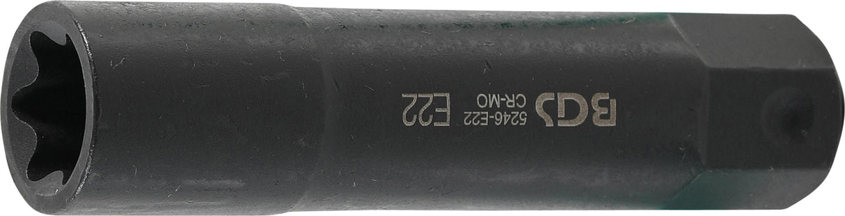 SOCKET, E-TYPE, EXTRA LONG | 22 MM DRIVE | E22 (5246-E22)