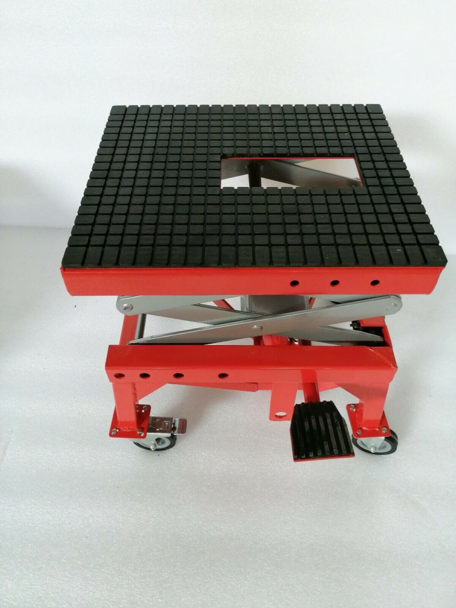 MOTORCYCLE JACK | WITH WHEELS | 300 LBS (JC-2)