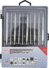 DIAMOND FILE SET | STRAIGHT | 140 X 3 MM | 10 PCS. (1920)