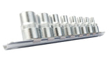 E-TYPE SOCKET SET | 10 MM (3/8") | E4 - E14 | 8 PCS. (KR384008)
