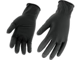 DIAMOND TEXTURED DISPOSABLE NITRILE GLOVES | 50 PCS | SIZE L (9) (YT-74742)