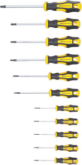 SCREWDRIVER SET | T-STAR (FOR TORX) T6 - T40 | 11 PCS. (7844)
