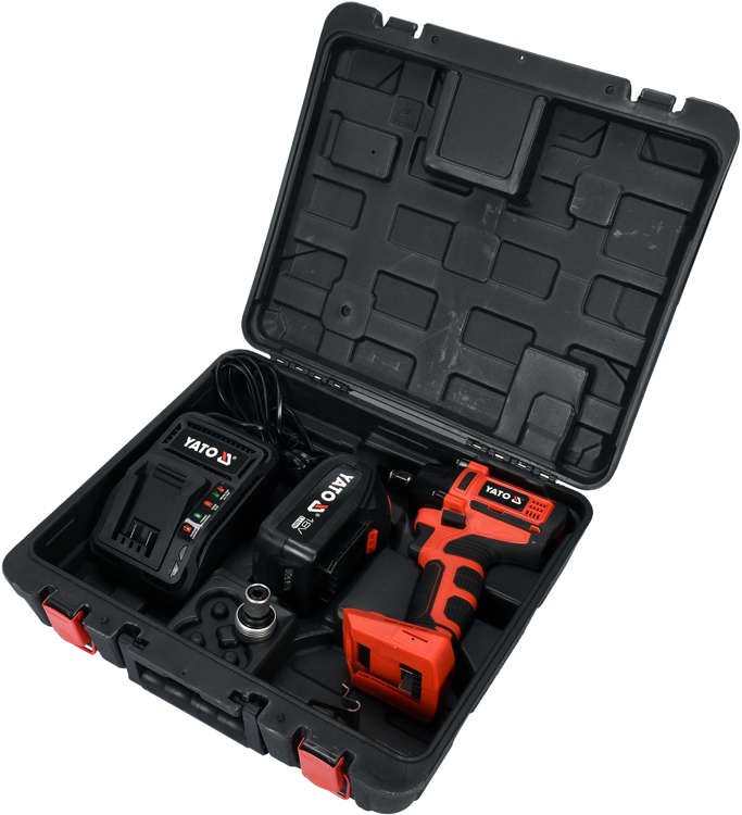 IMPACT SCREWDRIVER BL MOTOR 1/2'' - 3AH (YT-82802)