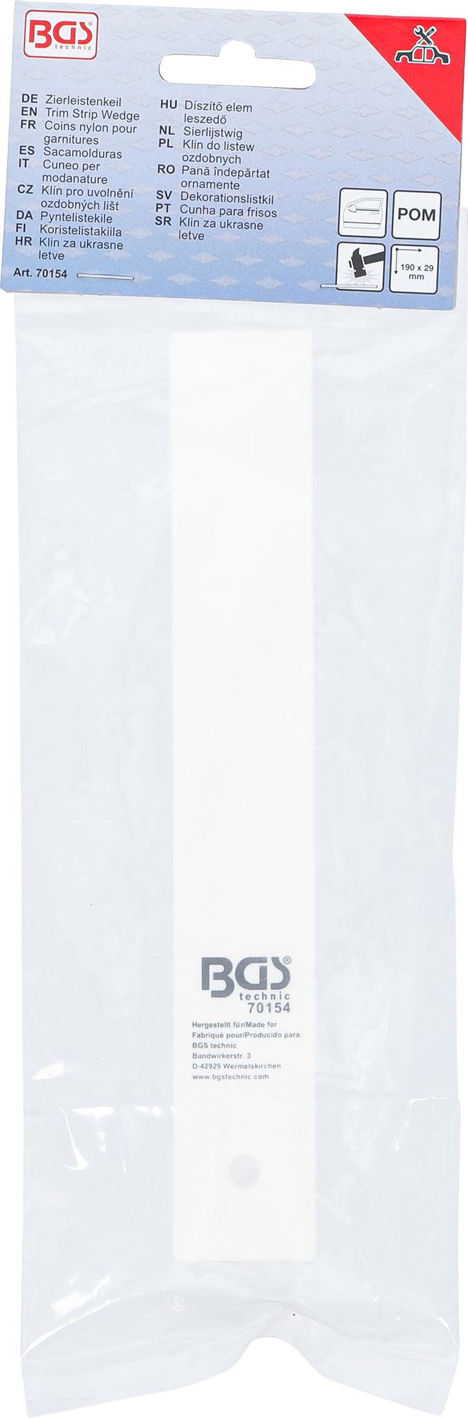TRIM STRIP WEDGE | 190 X 29 MM (70154)