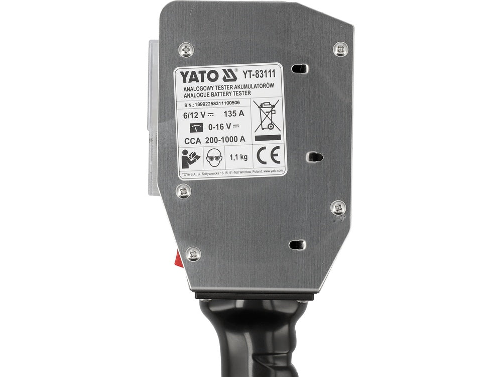 BATTERY TESTER 6/12V (YT-83111)