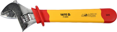 INSULATED ADJUSTABLE WRENCH | 300 MM | VDE (YT-20942)