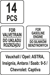 ENGINE TIMING TOOL SET OPEL (YT-06027)