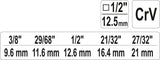 STEP WRENCH 1/2" (YT-03316)