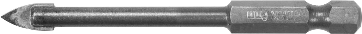 GLASS AND TILE DRILL WITH HEX SHANK 6MM (21703)