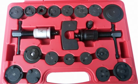 BRAKE CALIPER WIND BACK KIT WITH | LEFT AND RIGHT THREAD | 21 PCS. (FL1101)