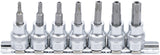 BIT SOCKET SET | 10 MM (3/8") DRIVE | T-STAR TAMPERPROOF (FOR TORX) T15 - T50 | 7 PCS. (9341)