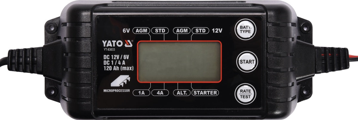ELECTRONIC BATTERY CHARGER 6-12V 1/4A (YT-83033)