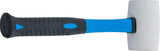 RUBBER MALLET | FIBREGLAS SHAFT | WHITE HEAD | Ø 48 MM | 250 G (1965)