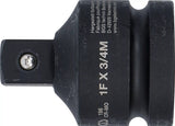 IMPACT SOCKET ADAPTOR | INTERNAL SQUARE 25 MM (1") - EXTERNAL SQUARE 20 MM (3/4") (196)