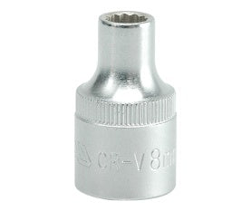 SOCKET 8MM 1/2" 12PT CV  REGULAR (YT-1270)