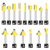 WOOD ROUTER BIT SET | 15 PCS. (SK1637)