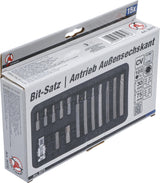 BIT SET | 10 MM (3/8") DRIVE | INTERNAL HEXAGON | 15 PCS. (5070)