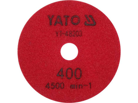 DIAMOND POLISHING DISC 100MM GR.400 (YT-48203)